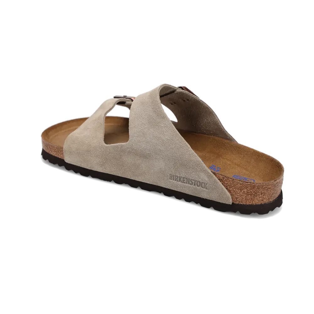Shop Women's Arizona Soft Footbed Taupe Suede | Women's Comfort