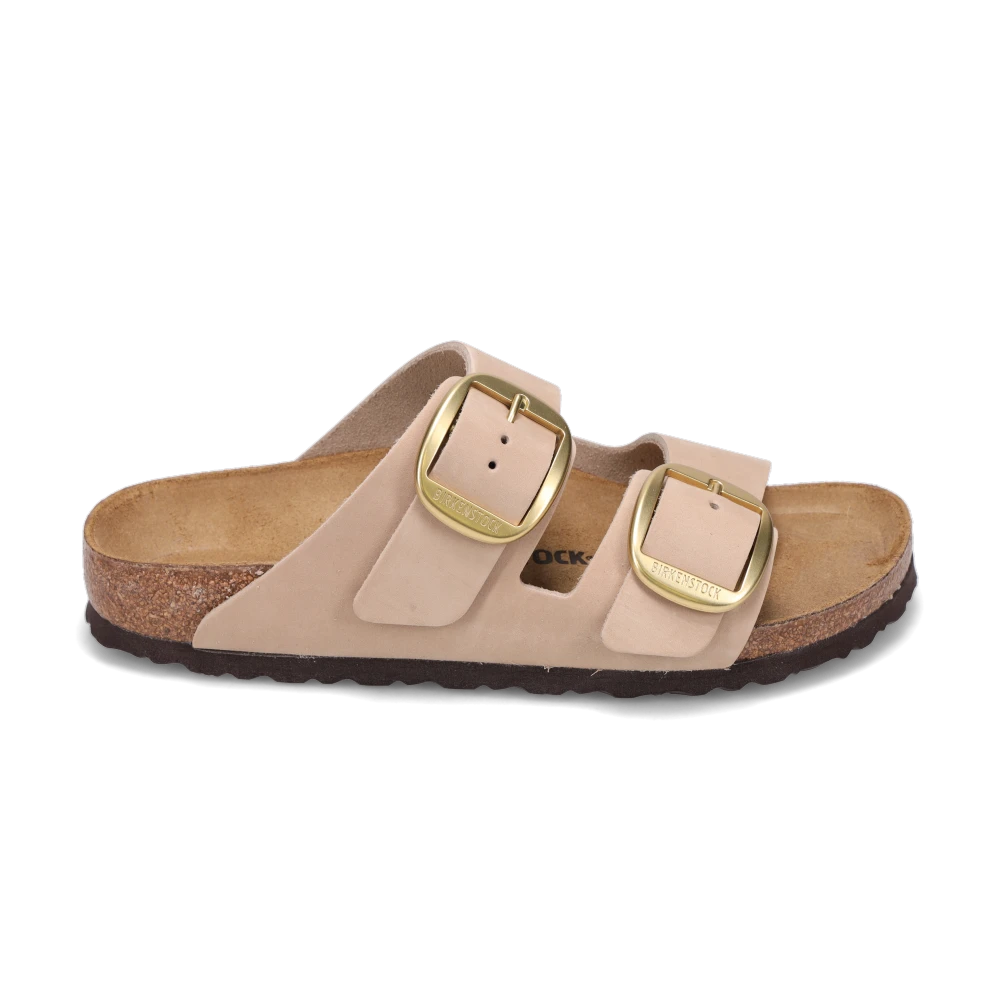 Women's Arizona Big Buckle Narrow Sandcastle Nubuck – Tradehome Shoes