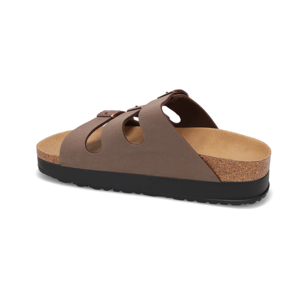 Shop Women's Florida III Platform Vegan Narrow Mocha Birkibuc