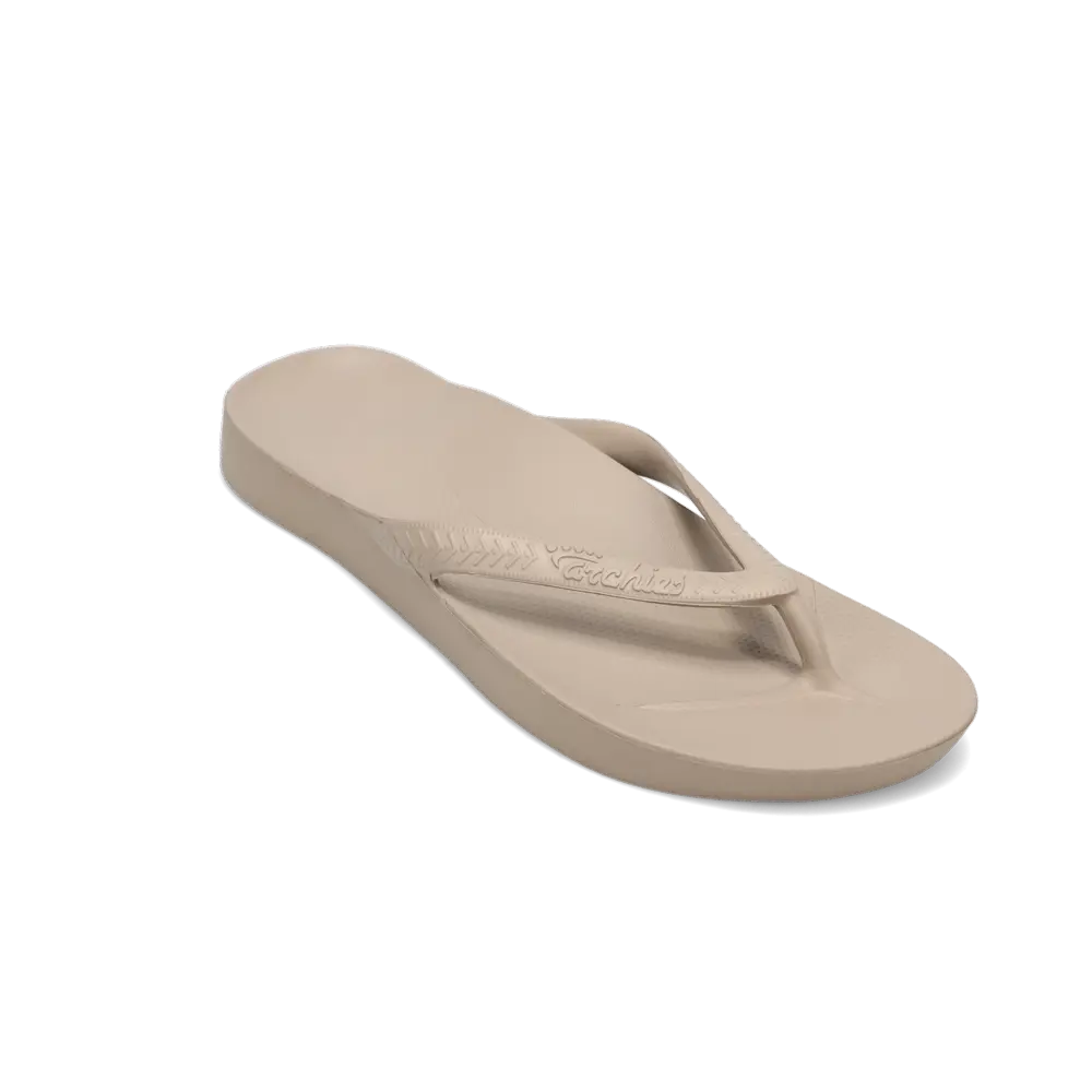 Shop Women's Arch Support Flip Flop Taupe | Flips / Sandals by