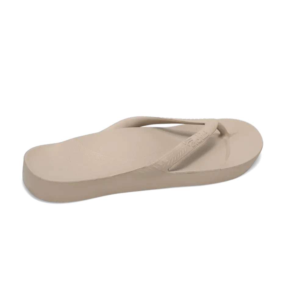 Women's Arch Support Flip Flop Taupe