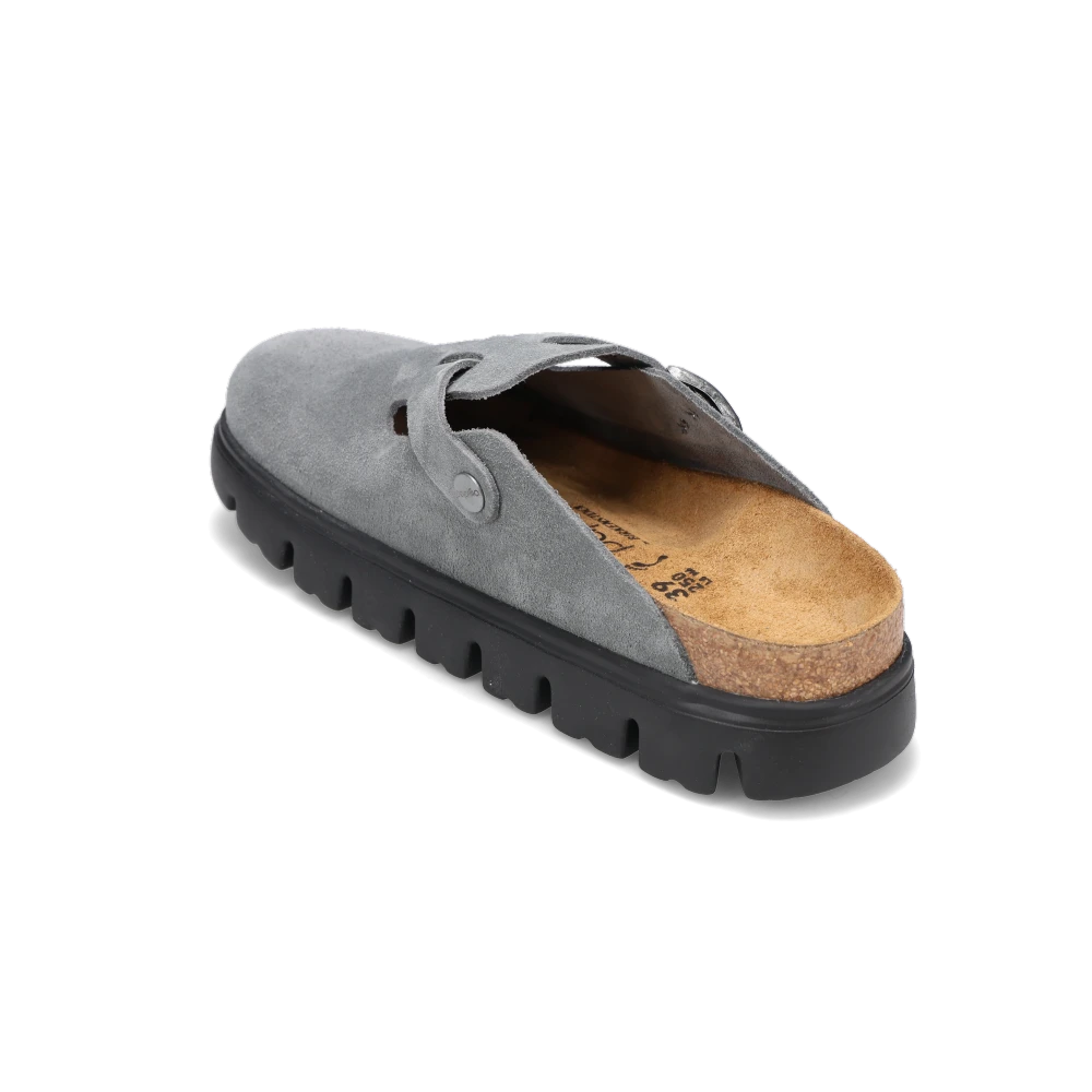 Shop Women's Boston Chunky Basalt Gray Suede | Women's Slip Ons