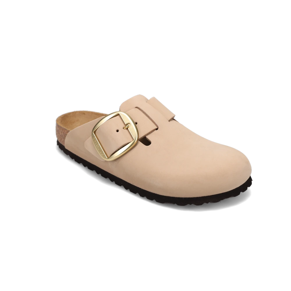 Shop Women's Boston Big Buckle Narrow Sandcastle Nubuck | Women's