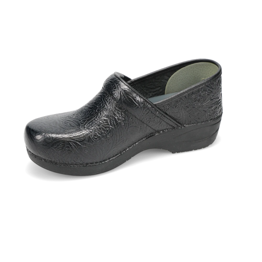 Shop Women's XP 2.0 Black Foral Tooled | Women's Slip Ons Shoes by