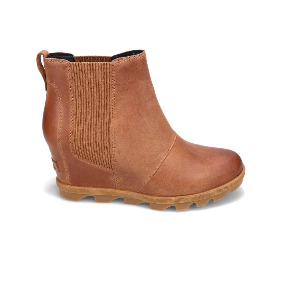 Women's Joan Rhapsody Chelsea Wedge Velvet Tan/Gum – Tradehome Shoes