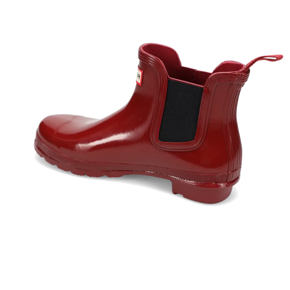 Hunter red 2025 chelsea boots