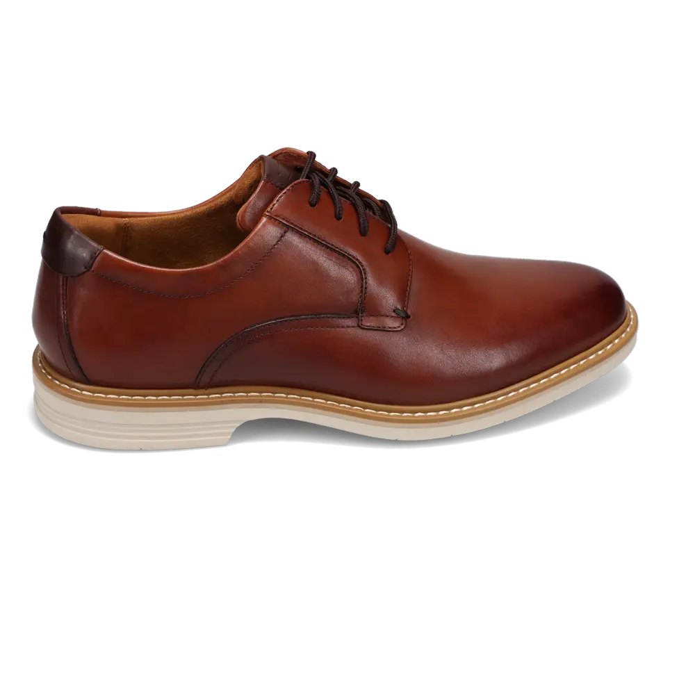 Men's Norwalk Plain Toe Oxford Cognac Smooth – Tradehome Shoes