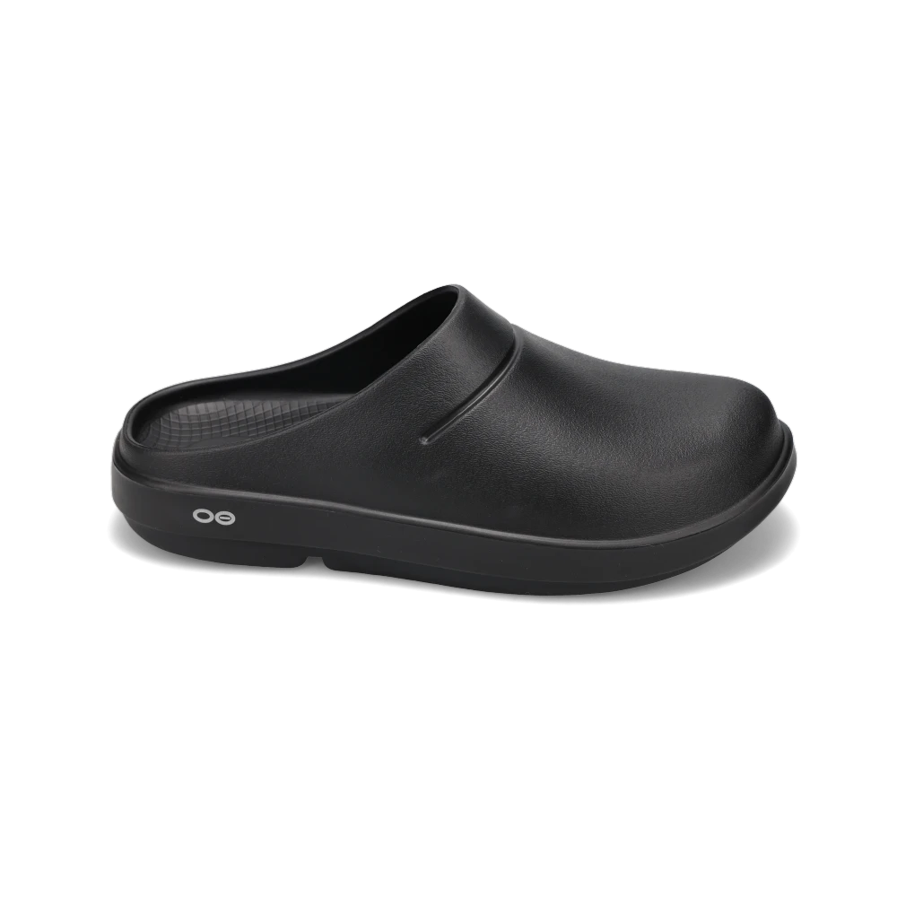 Shop Men's OOcloog Black Matte | Men's Slip Ons Shoes by Oofos