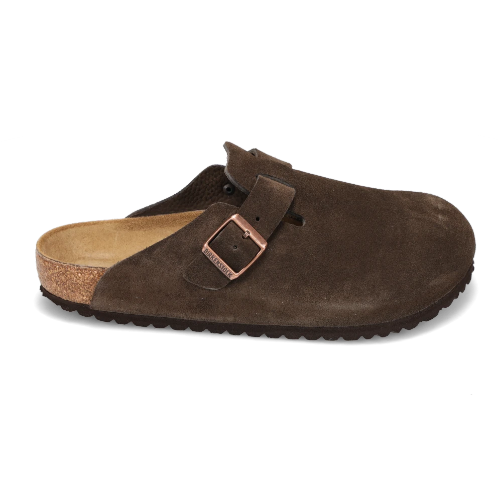 Shop Men's Boston Soft Footbed Mocha Suede | Men's Slip Ons Shoes