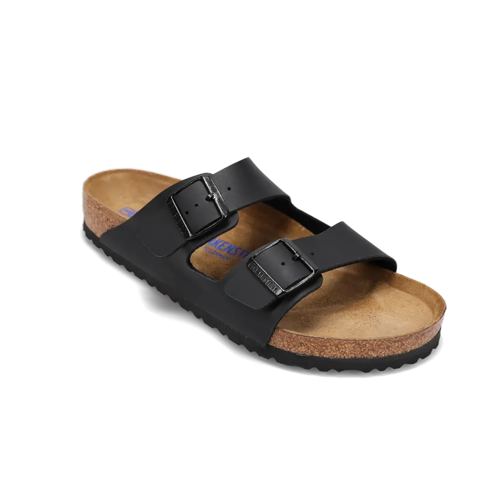 Men's Arizona Soft Footbed Black Birko-Flor – Tradehome Shoes