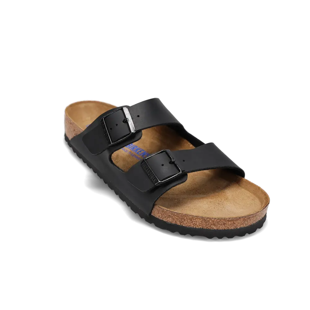 Shop Men's Arizona Soft Footbed Black Birko-Flor | Men's Sandals