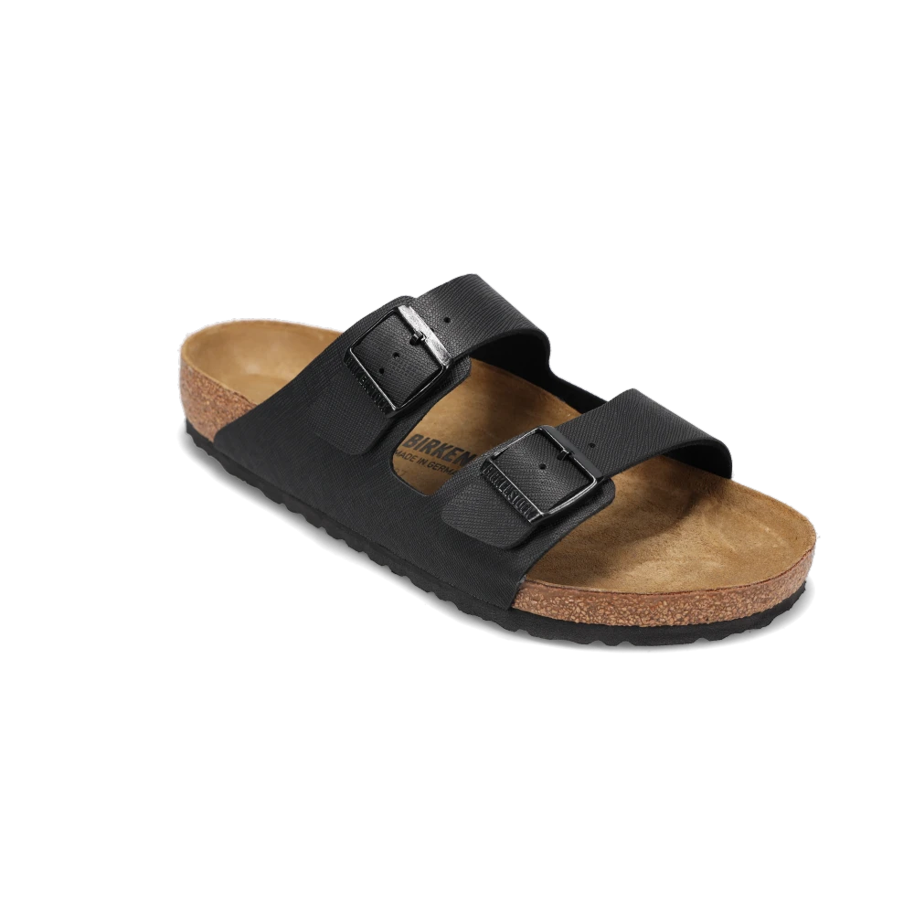 Shop Men's Arizona Saffiano Black Birko-Flor | Men's Sandals by