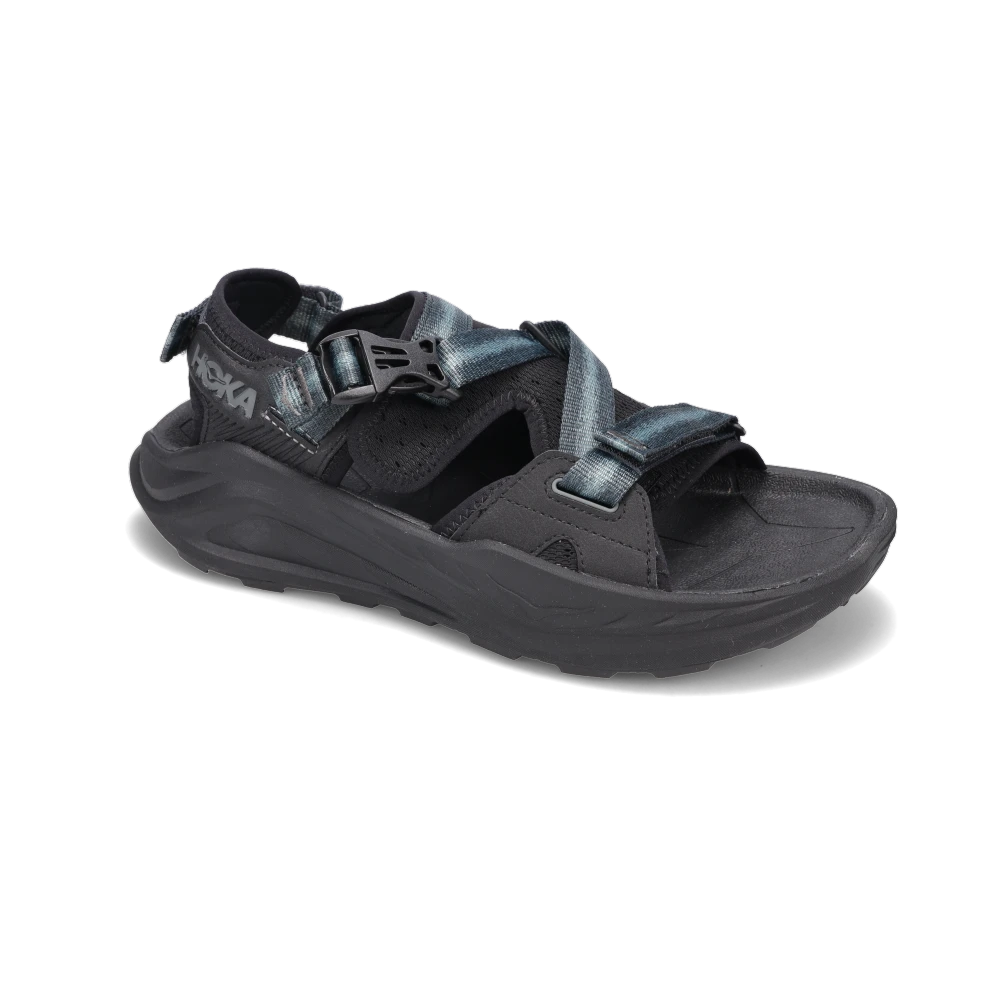 Shop Men's Infini Hike TC Black/Black | Men's Sandals by HOKA