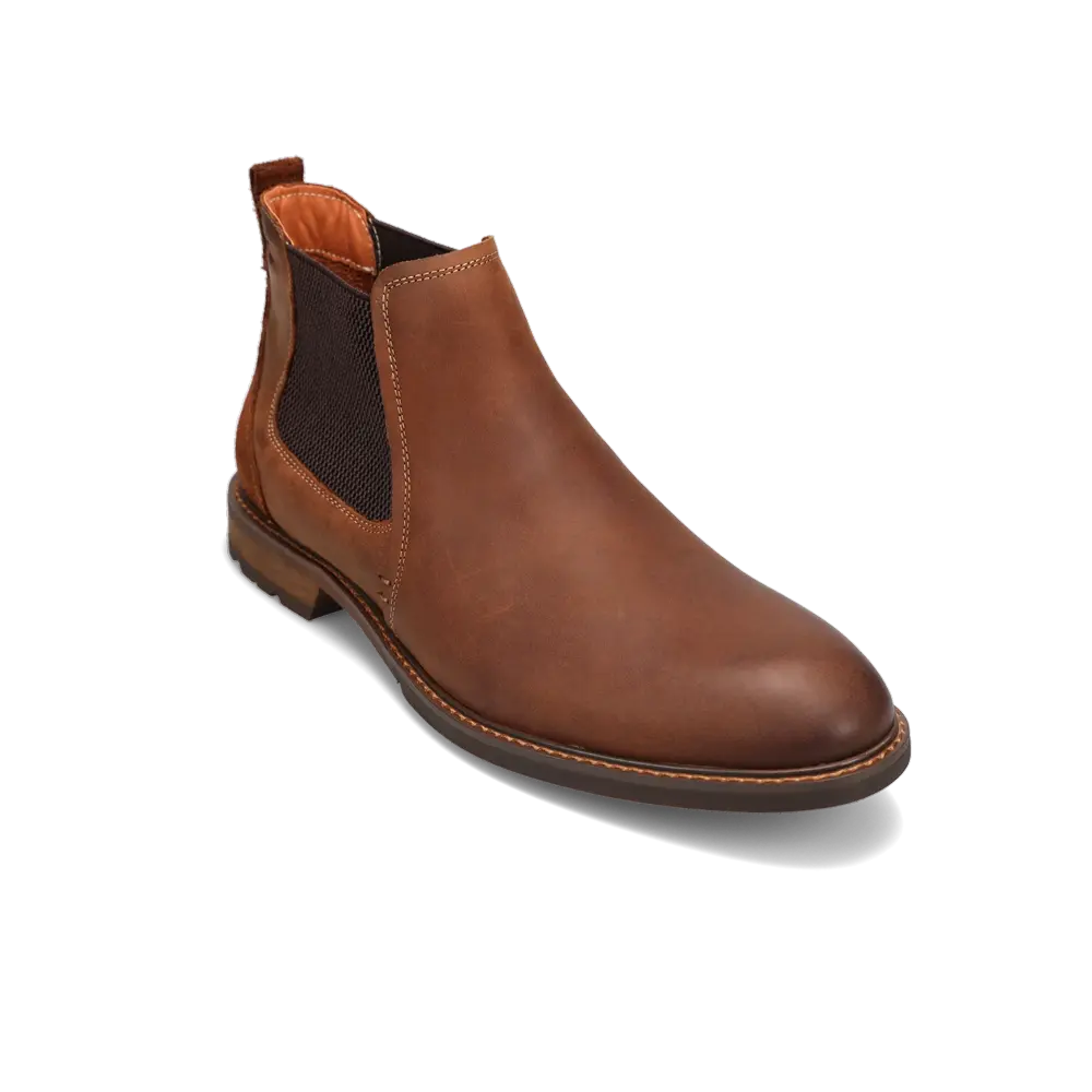 Men's Lodge Plain Toe Brown Crazy Horse – Tradehome Shoes
