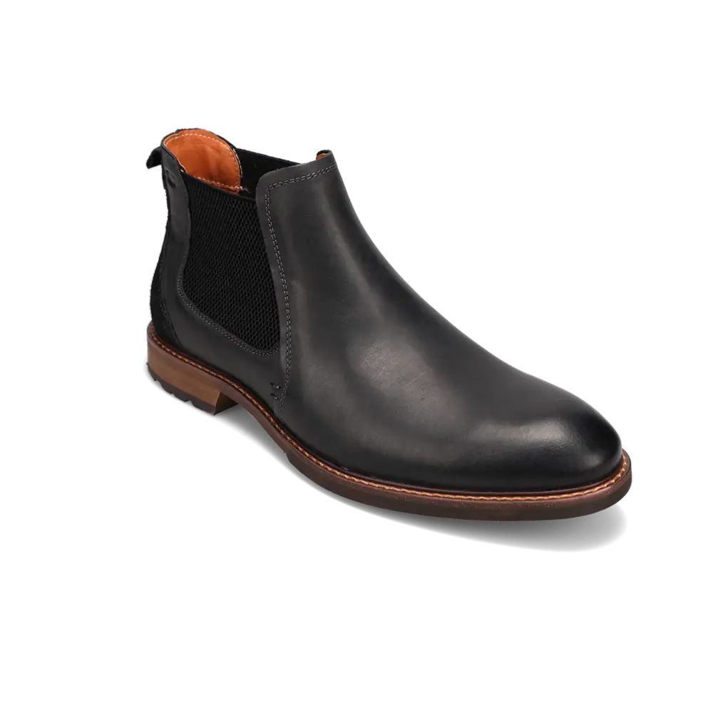 フルールドリス Shop Men's Lodge Plain Toe Black Crazy Horse | Men's Boots by
