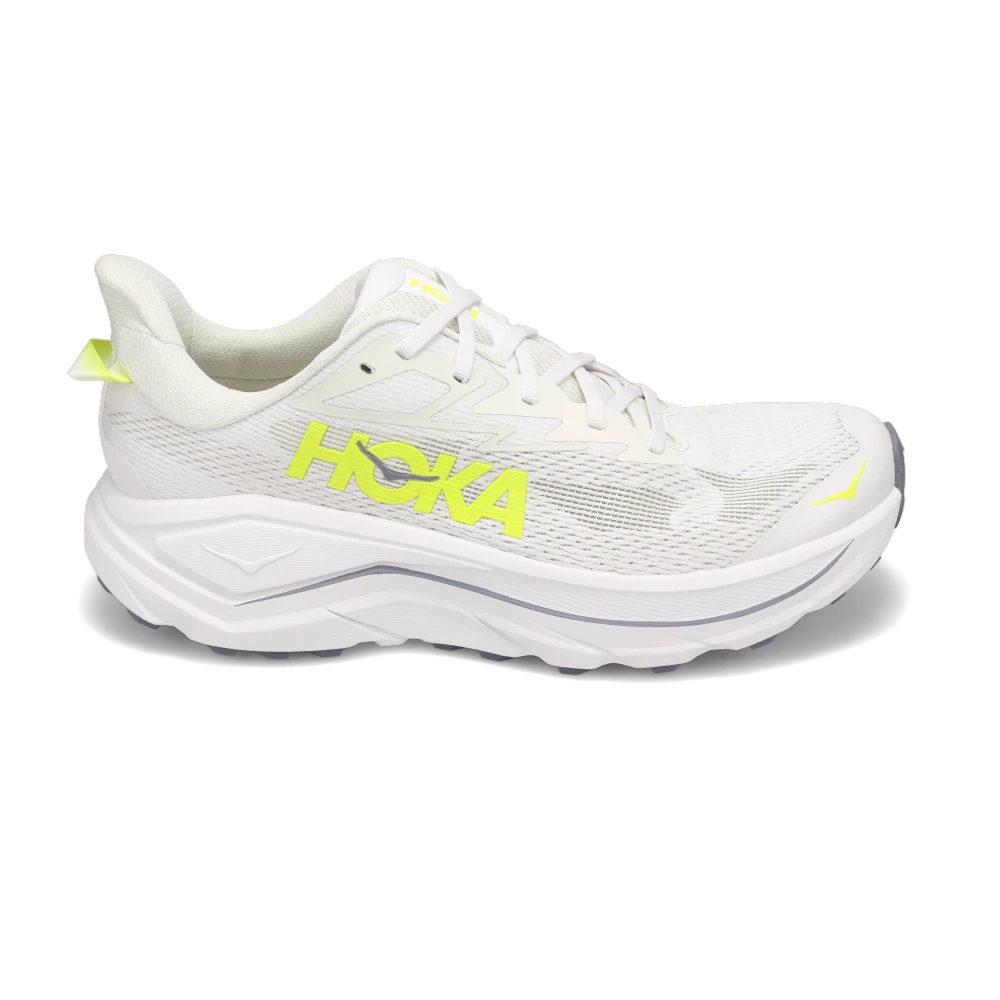 Shop Men's Challenger 8 White/Neon Hoka Citrus | Men's Trail Shoes