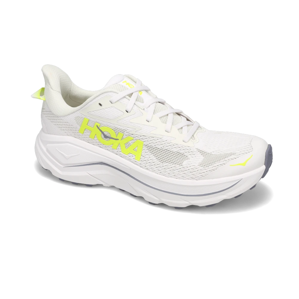 Men's Challenger 8 White/Neon Hoka Citrus – Tradehome Shoes