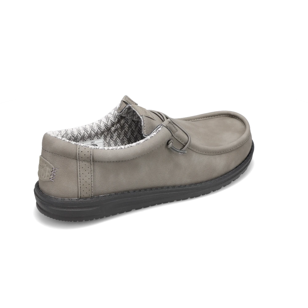 Hey Dude Wally Classic Grey Slip On Mens Shoes (NEW) 418894-030 Shop Men main image 4