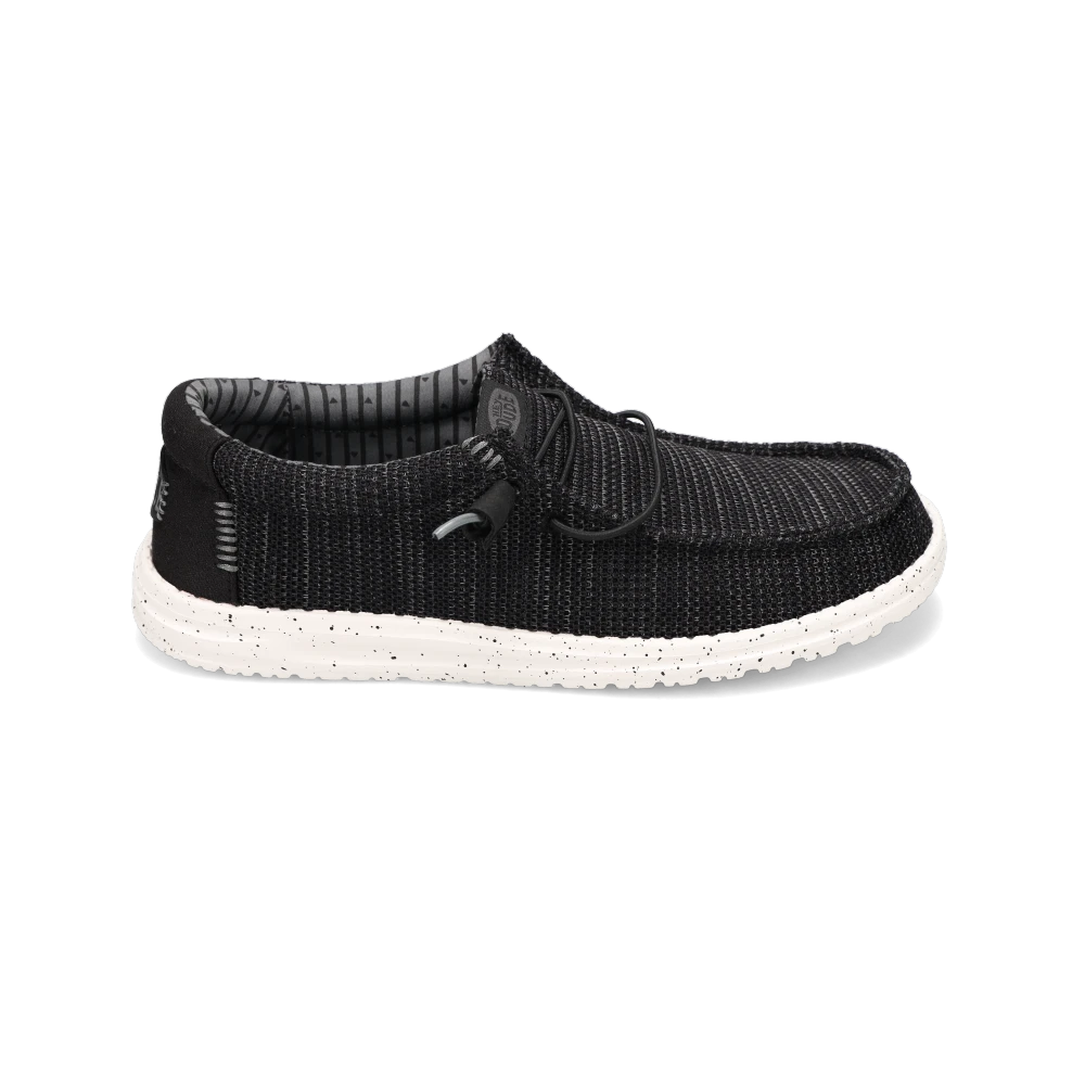 Shop Men's Wally Stretch Sox Black/White | Men's Lifestyle Shoes