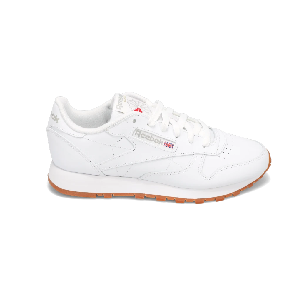 Reebok fashion ladies white leather trainers