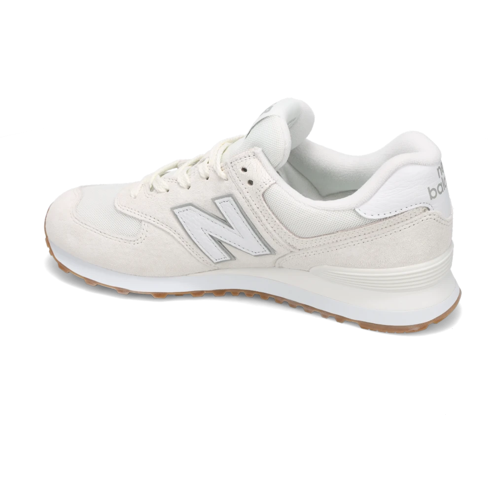 New balance 574 all white best sale