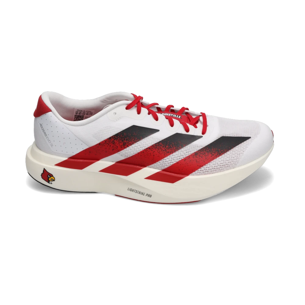 Men's Adizero EVO SL Louisville White/Red/Black – Tradehome Shoes