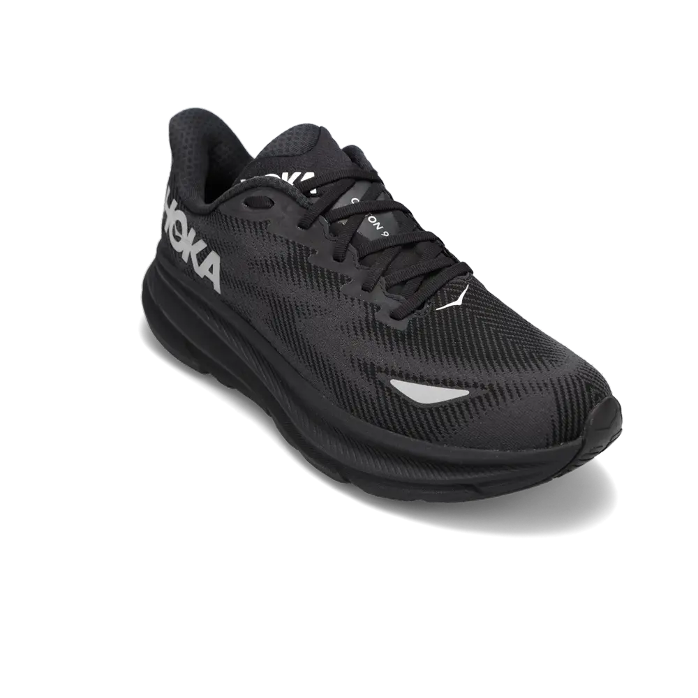 Men's Clifton 9 GTX Black/Black – Tradehome Shoes